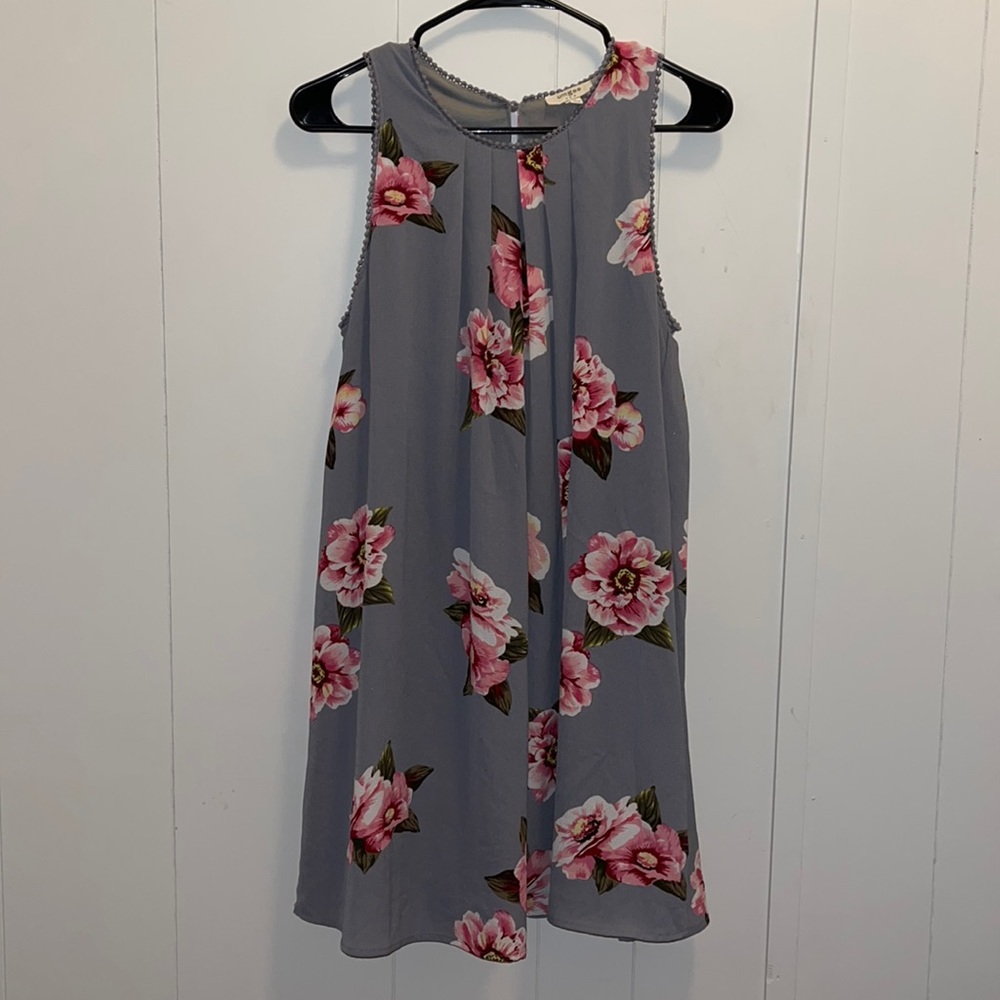 Floral Print Shift Dress